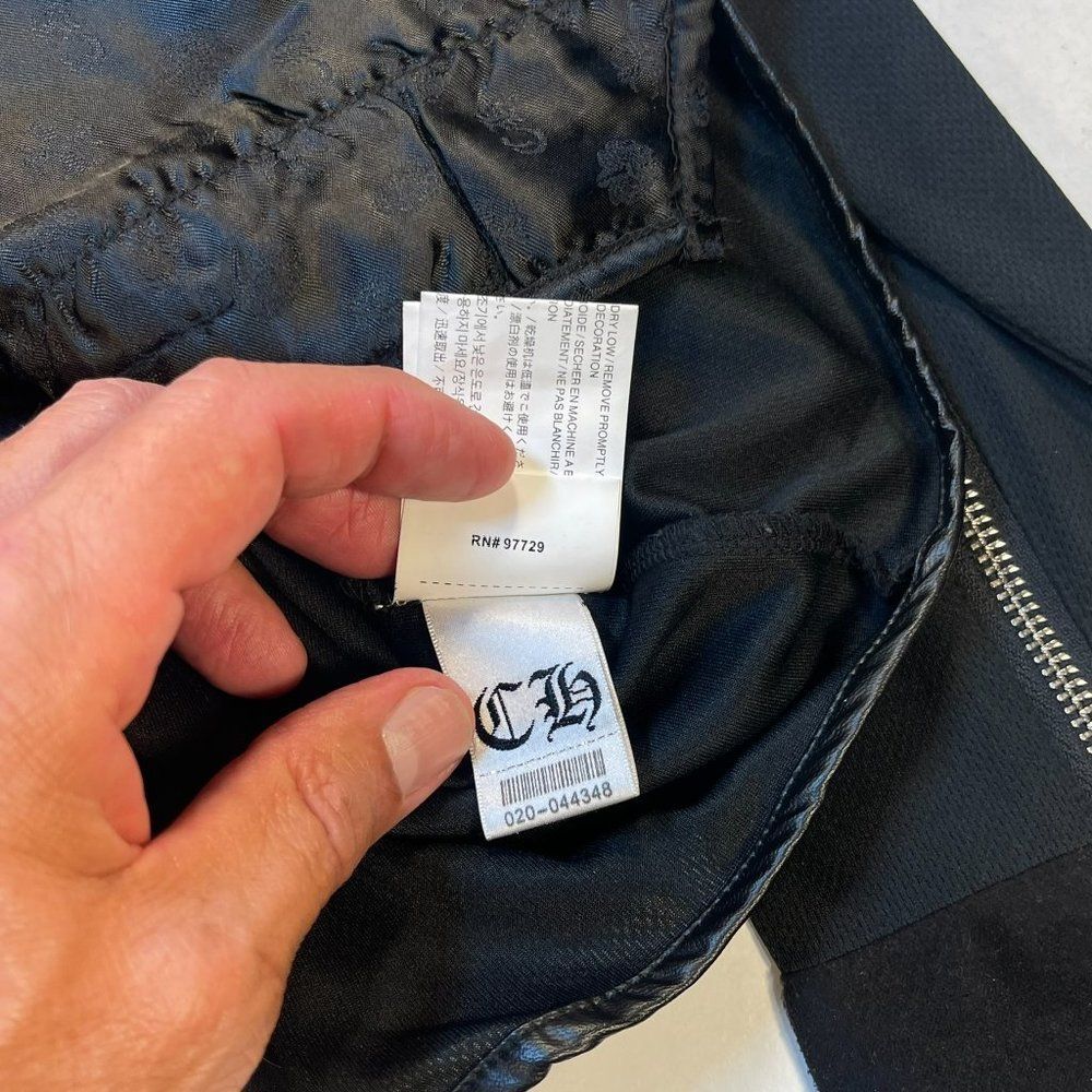 Unbranded BLACK HORSESHOE LOGO ZIP UP TRACK JACKET Sz Mens XL - Picture 12 of 16